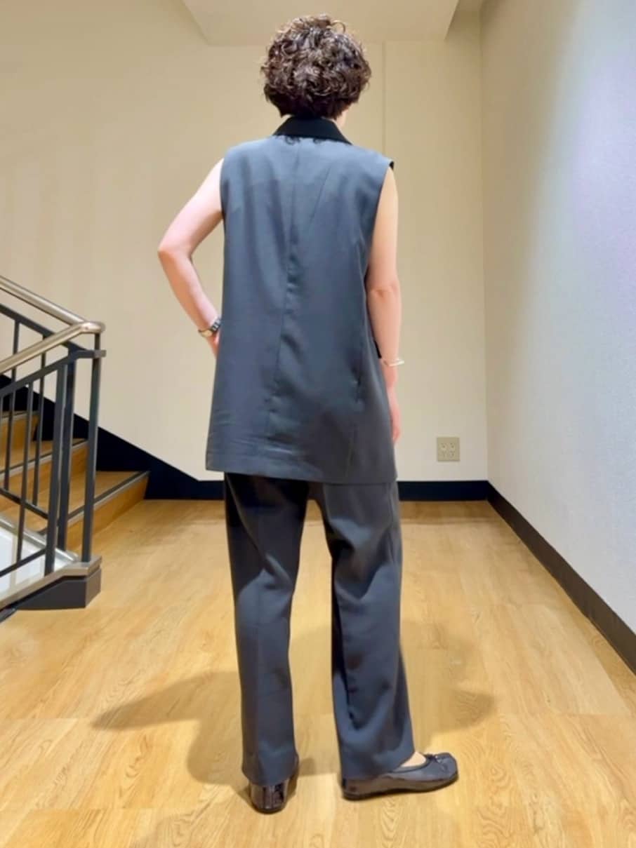 MAYUMIさんの「UNTITLED｜◆【接触冷感/UV/セットアップ可能】ライトウェイト ワイドパンツ」を使ったコーディネート