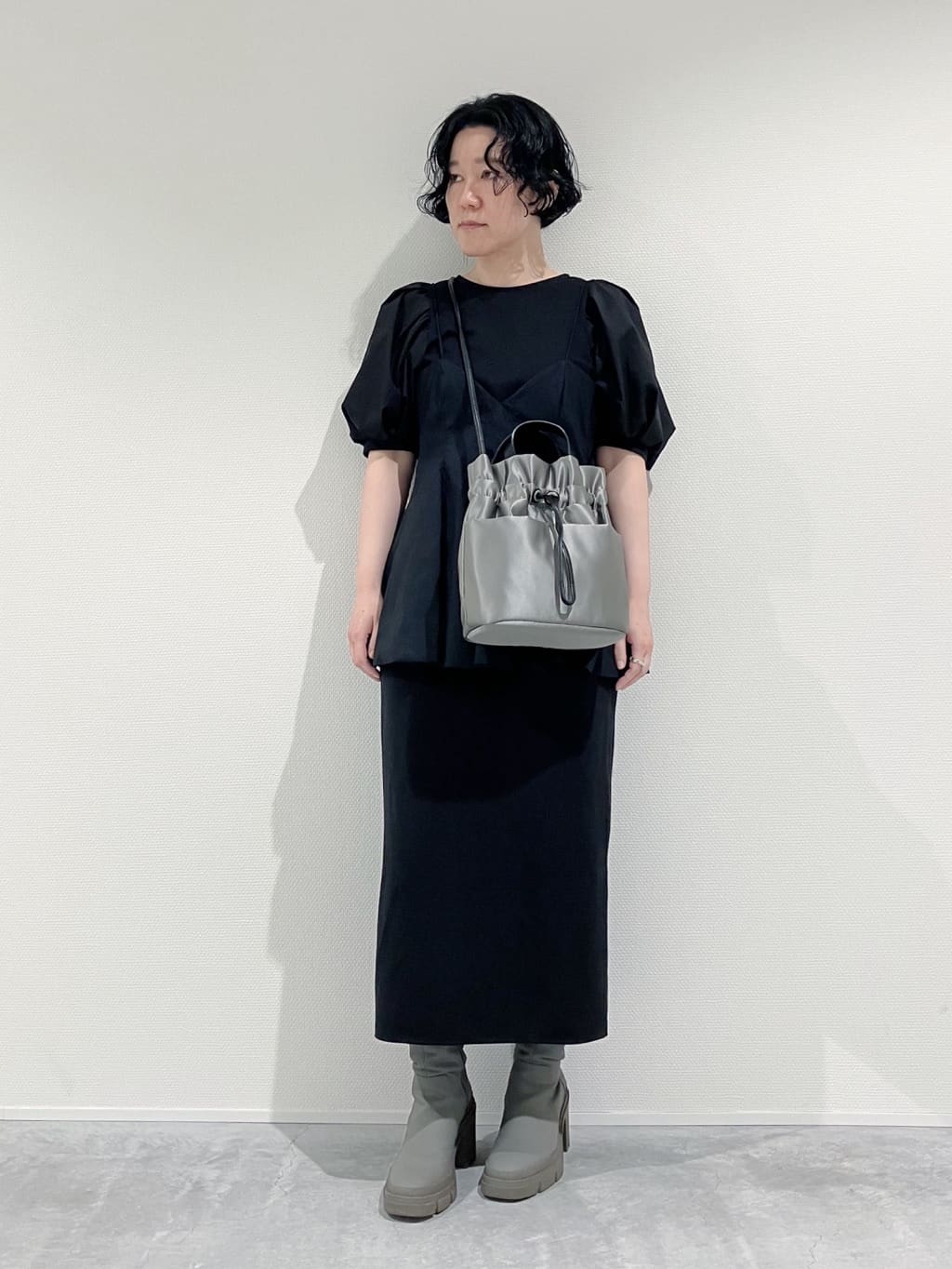 Cさんの「HIROKO HAYASHI｜LUINI SATINE（ルイーニ サティーネ）ショルダーバッグ」を使ったコーディネート