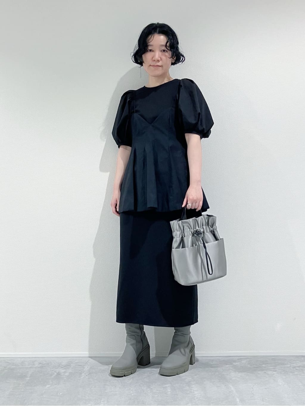 Cさんの「HIROKO HAYASHI｜LUINI SATINE（ルイーニ サティーネ）ショルダーバッグ」を使ったコーディネート