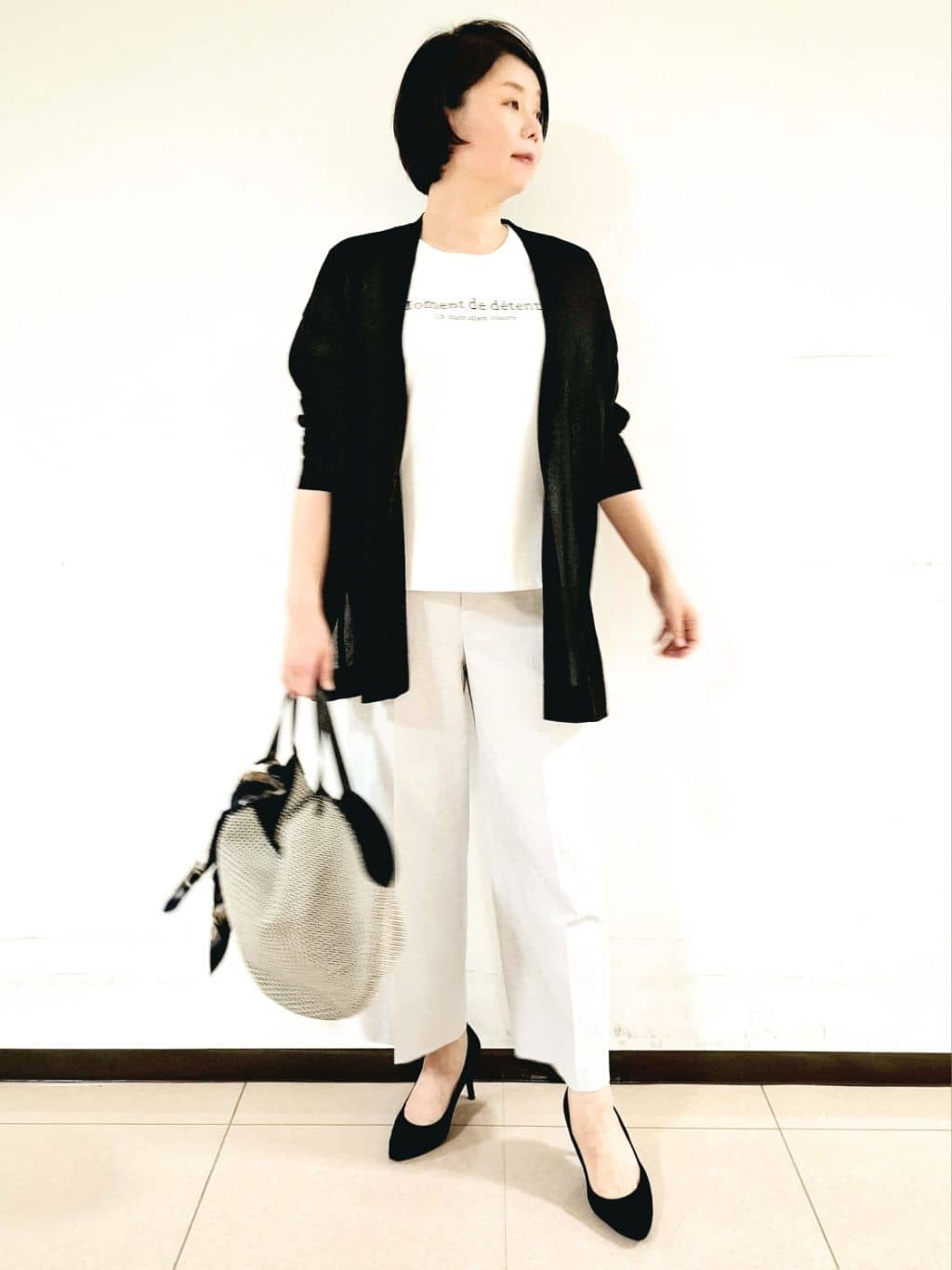ねぎさんの「UNTITLED｜◆【洗える】ロゴTシャツ」を使ったコーディネート