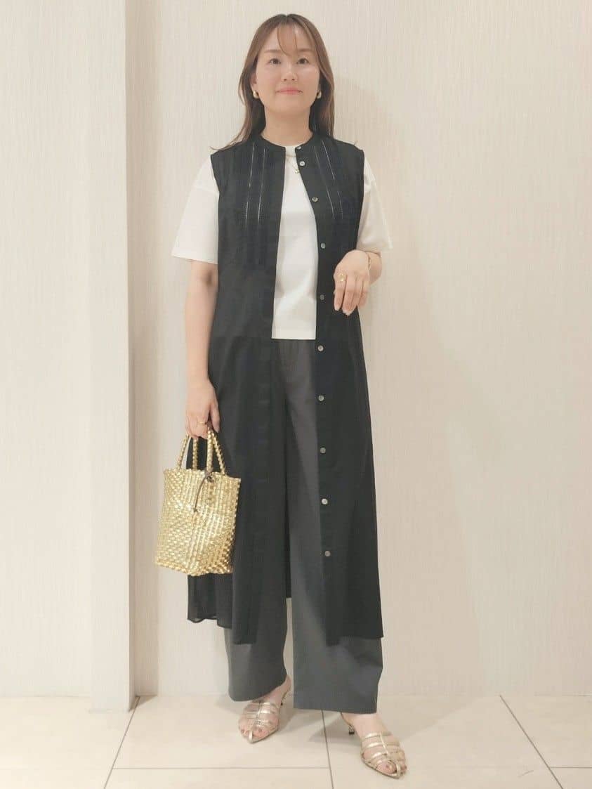 naokoさんの「UNTITLED｜【ステンレス】レイヤードチェーンネックレス」を使ったコーディネート