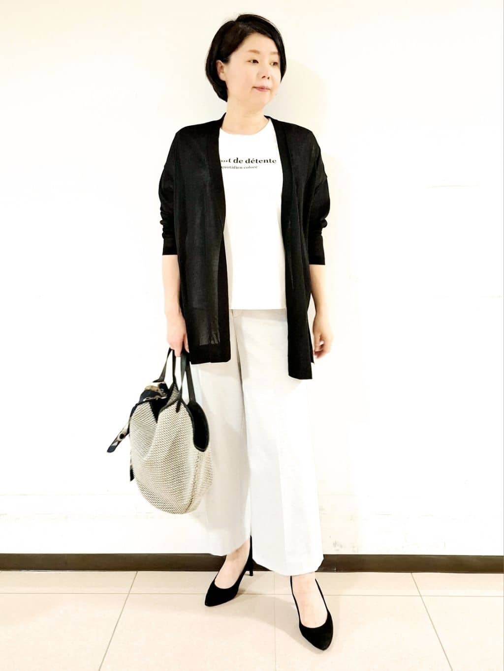 ねぎさんの「UNTITLED｜◆【洗える】ロゴTシャツ」を使ったコーディネート