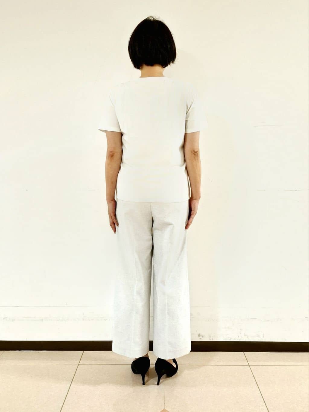 ねぎさんの「UNTITLED｜◆【洗える】ロゴTシャツ」を使ったコーディネート