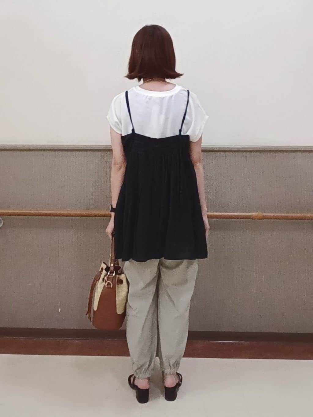 hamさんさんの「THE SHOP TK｜◆アソートプリントTシャツ【防シワ／接触冷感／UV／洗濯機OK】」を使ったコーディネート