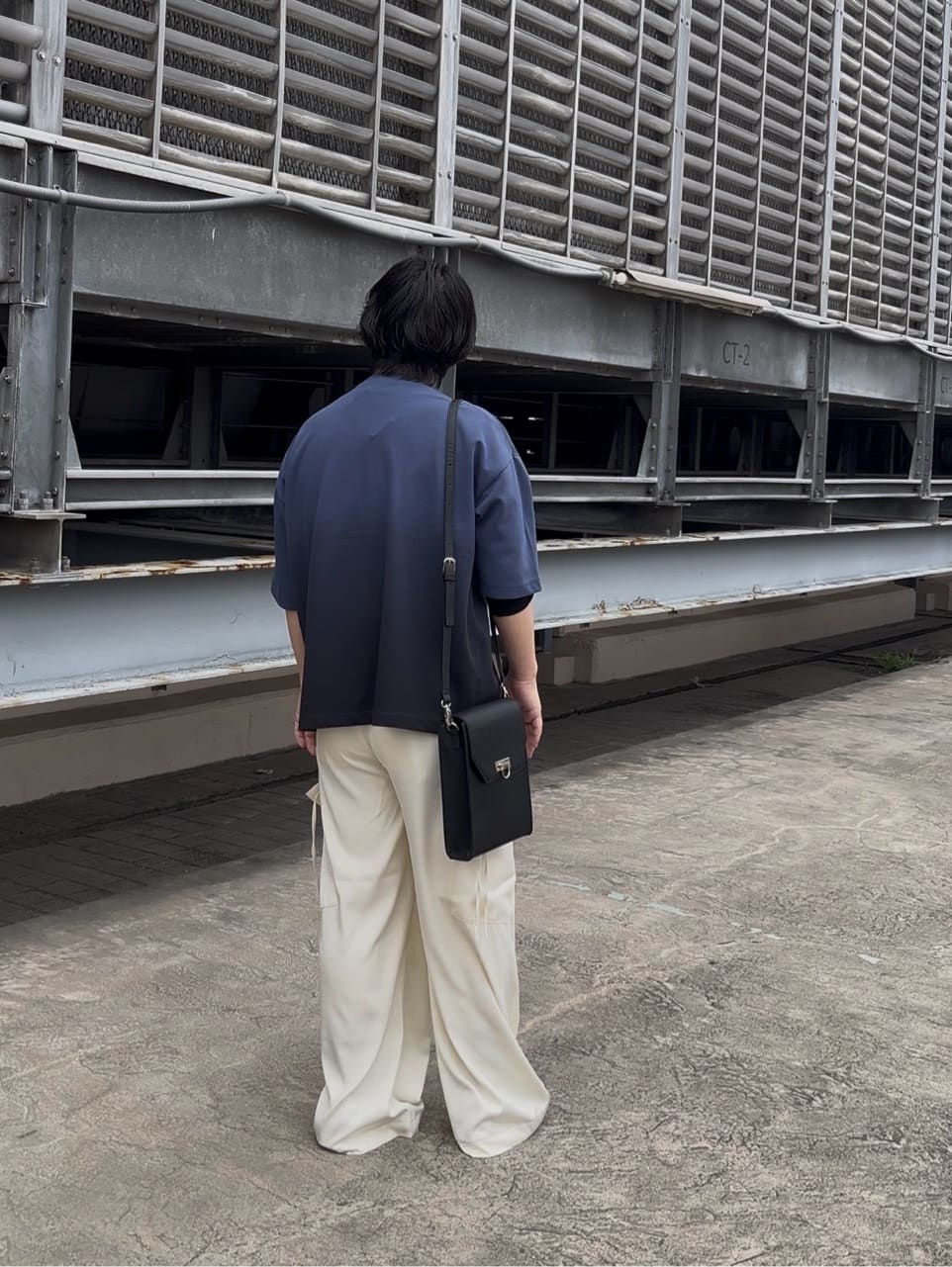 taigaさんの「tk.TAKEO KIKUCHI｜グラデーションダイ5分袖カットソー」を使ったコーディネート
