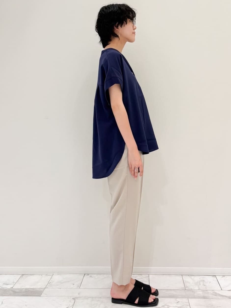 JIMAさんの「OPAQUE.CLIP｜《7色展開／SS-LLサイズ》ストレッチスキッパーブラウス／セットアップ対応【洗濯機洗い可／防シワ】」を使ったコーディネート