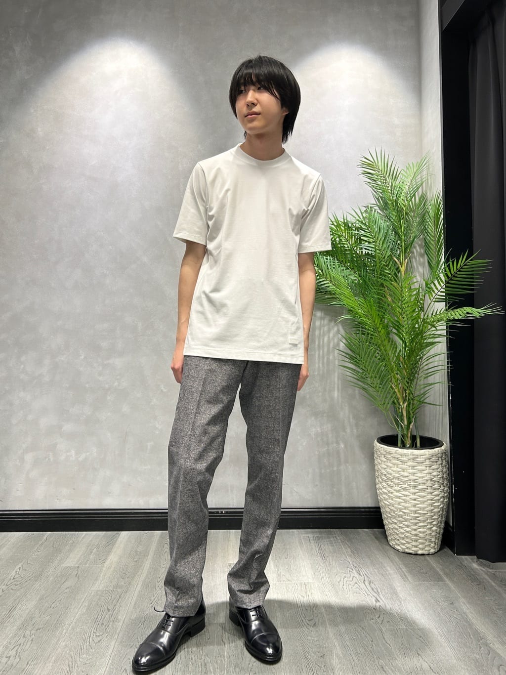 ruiさんの「TAKEO KIKUCHI｜【抗菌防臭】COOL DOTS（R）ドビープリント ジャケット」を使ったコーディネート