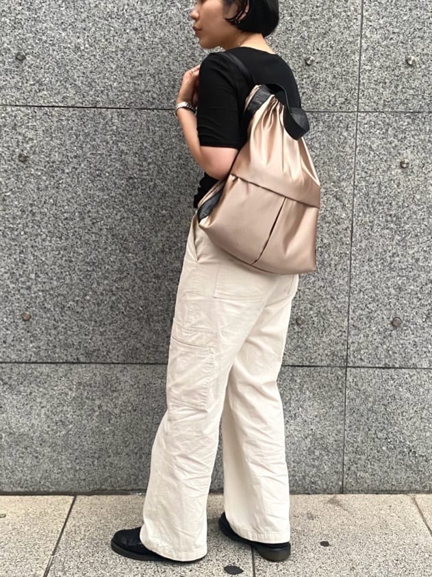 Uさんの「HIROKO HAYASHI｜LUINI SATINE（ルイーニ サティーネ）2wayナップサック」を使ったコーディネート