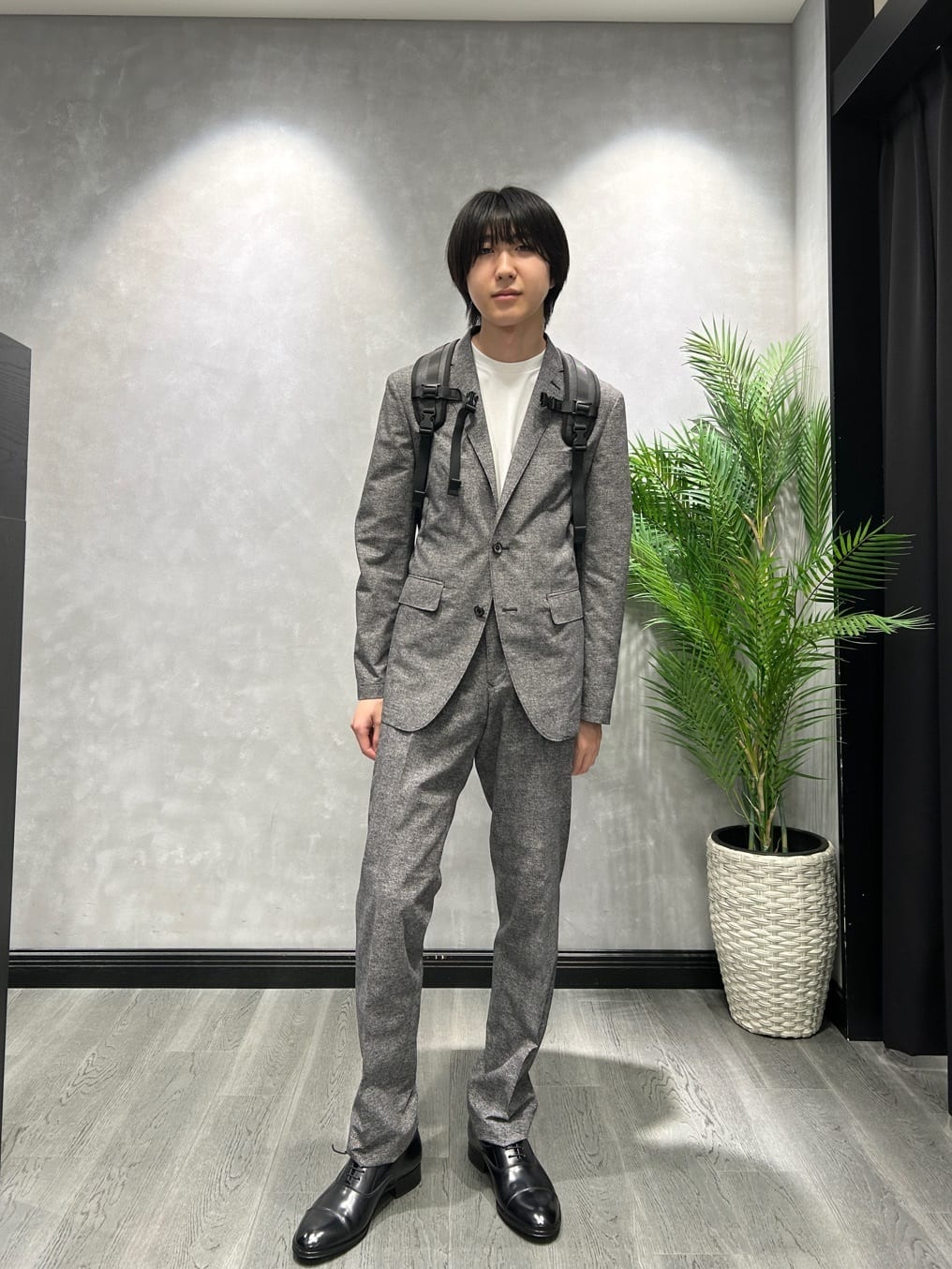 ruiさんの「TAKEO KIKUCHI｜【抗菌防臭】COOL DOTS（R）ドビープリント ジャケット」を使ったコーディネート