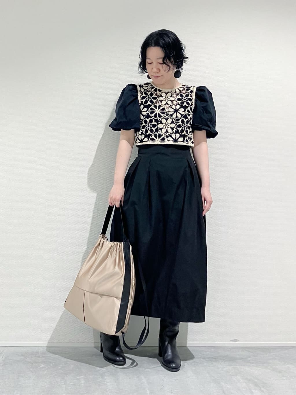 Cさんの「HIROKO HAYASHI｜LUINI SATINE（ルイーニ サティーネ）2wayナップサック」を使ったコーディネート