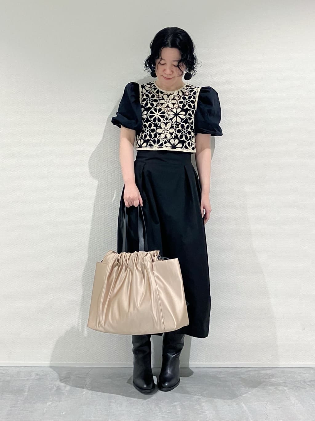 Cさんの「HIROKO HAYASHI｜LUINI SATINE（ルイーニ サティーネ）トートバッグ」を使ったコーディネート