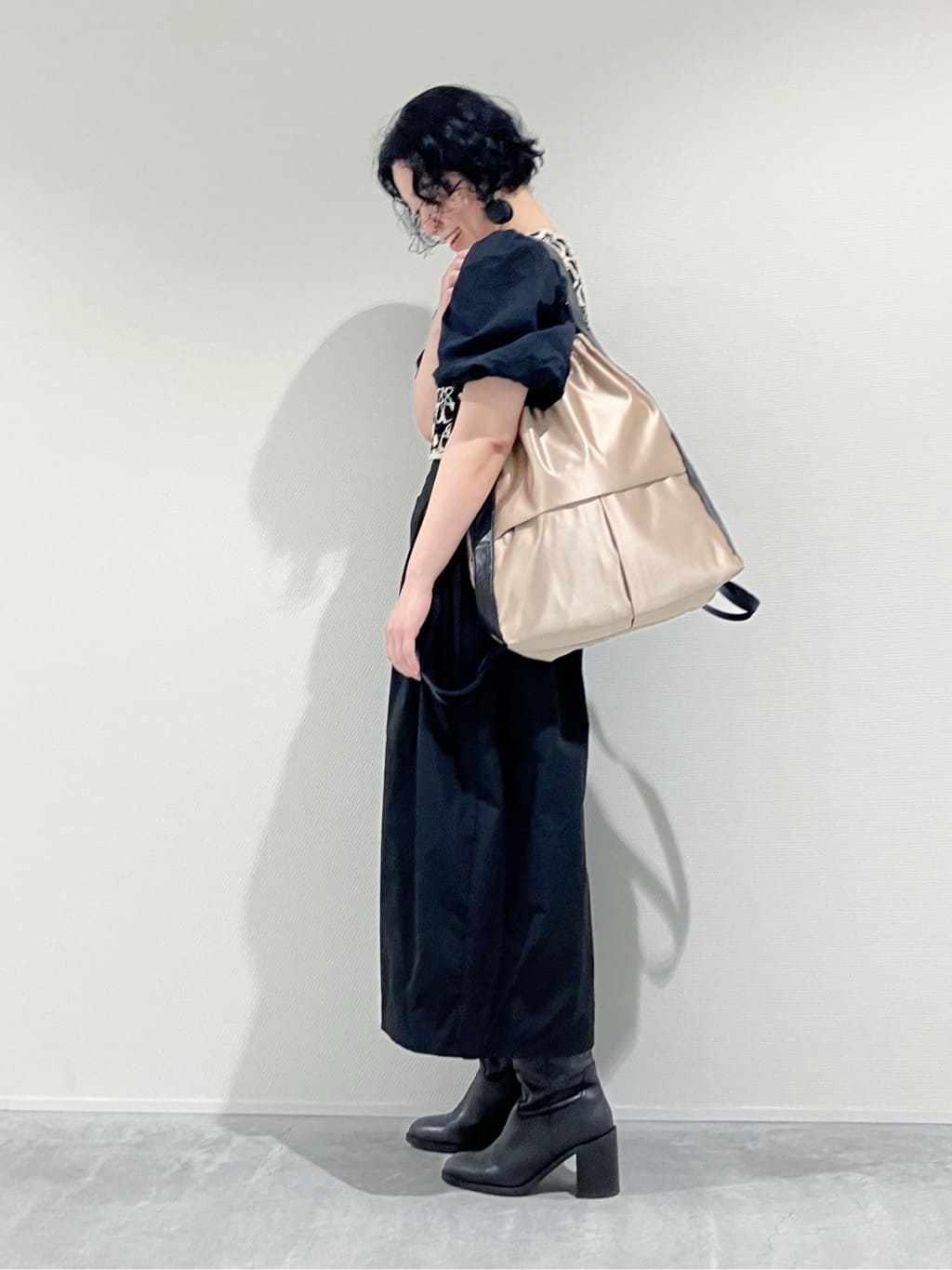 Cさんの「HIROKO HAYASHI｜LUINI SATINE（ルイーニ サティーネ）2wayナップサック」を使ったコーディネート