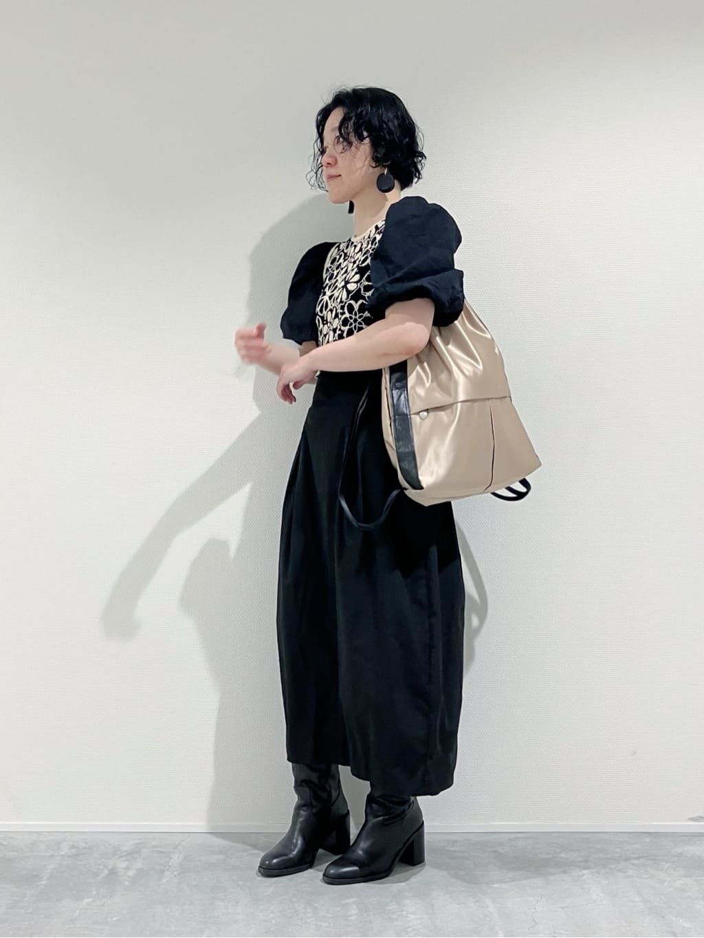 Cさんの「HIROKO HAYASHI｜LUINI SATINE（ルイーニ サティーネ）2wayナップサック」を使ったコーディネート