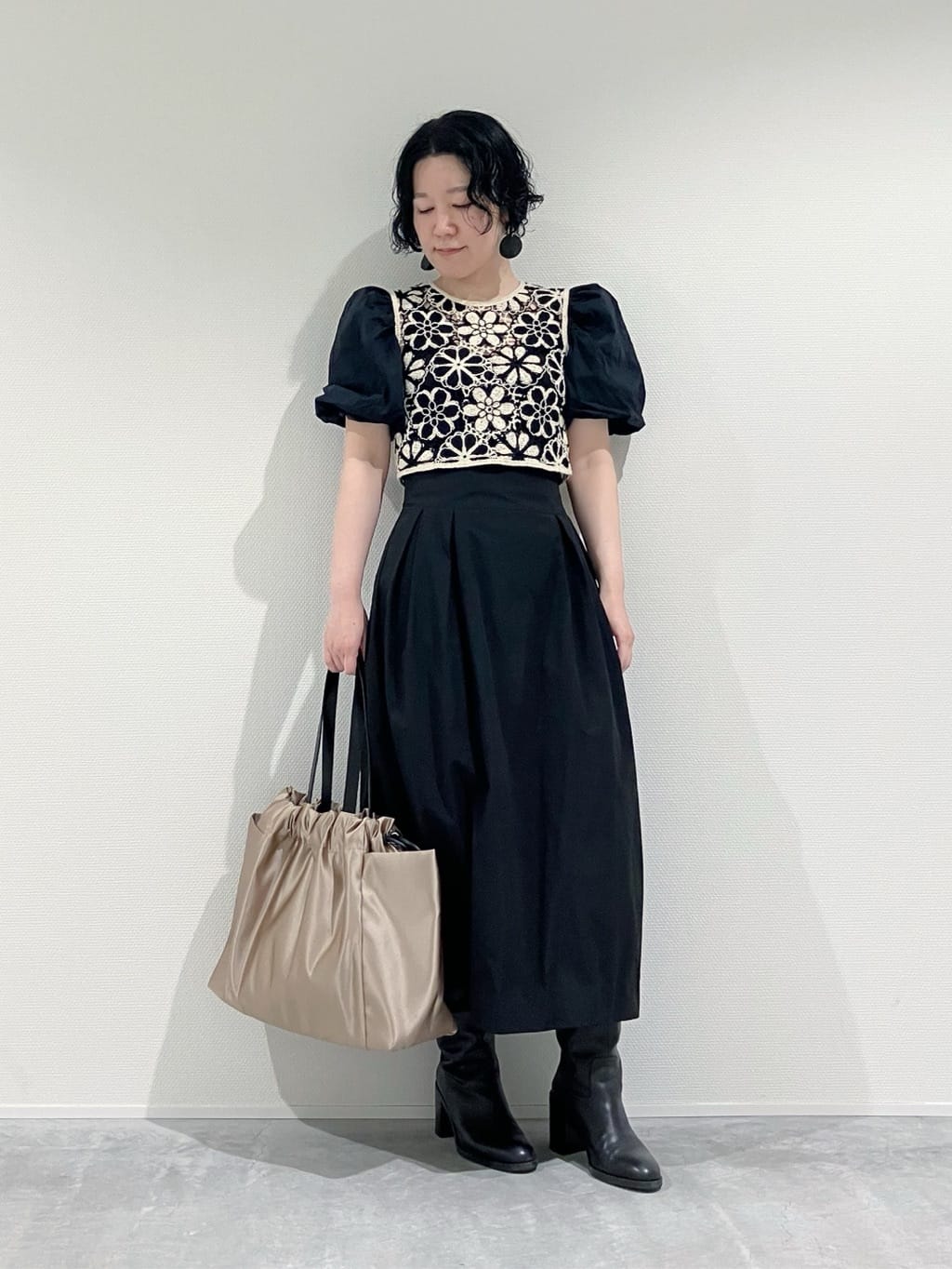 Cさんの「HIROKO HAYASHI｜LUINI SATINE（ルイーニ サティーネ）トートバッグ」を使ったコーディネート