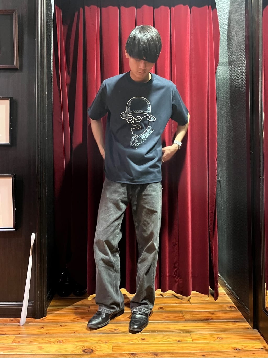 うっちーさんの「TAKEO KIKUCHI｜◆【Sサイズ～】フェイスロープ刺繍 天竺Tシャツ」を使ったコーディネート