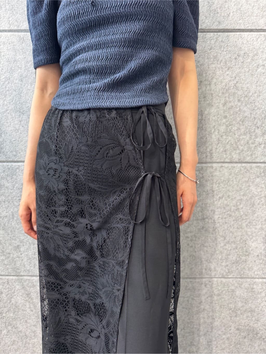 uchi__yamaさんの「CODE A｜gather puff jersey tops」を使ったコーディネート