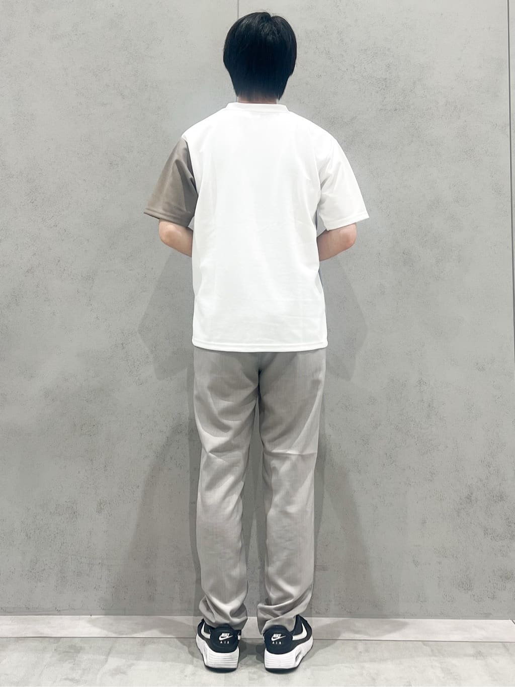 SHI-MAさんの「THE SHOP TK｜ツイルブロッキング 半袖Tシャツ 洗濯機OK」を使ったコーディネート