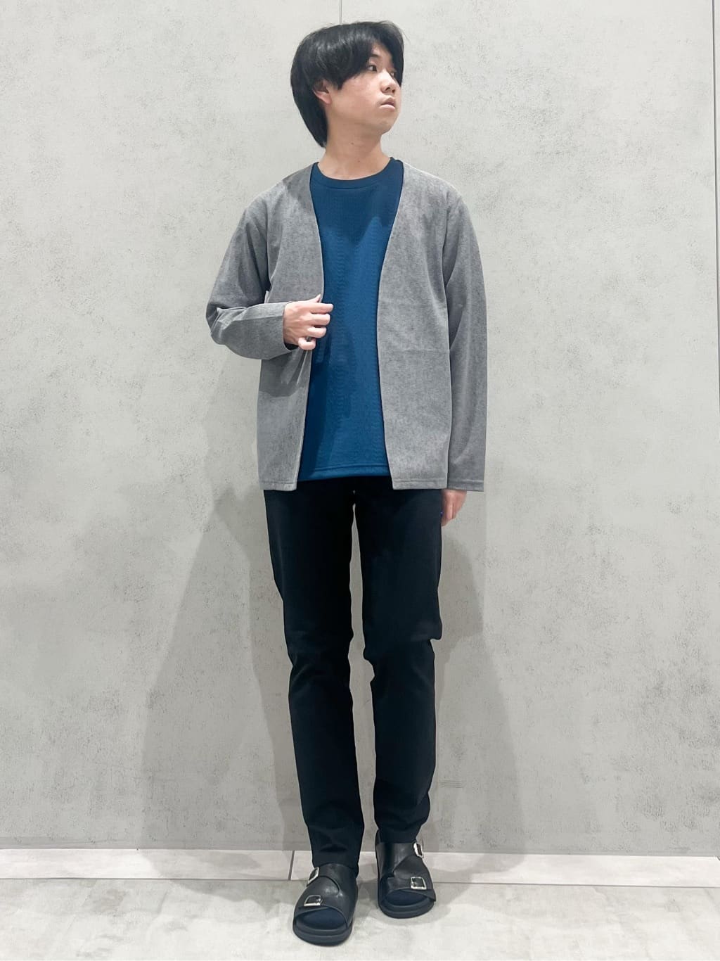 SHI-MAさんの「THE SHOP TK｜シャリルジャージ カーディガン 洗濯機OK/吸水速乾/イージーケア/セットアップ可」を使ったコーディネート