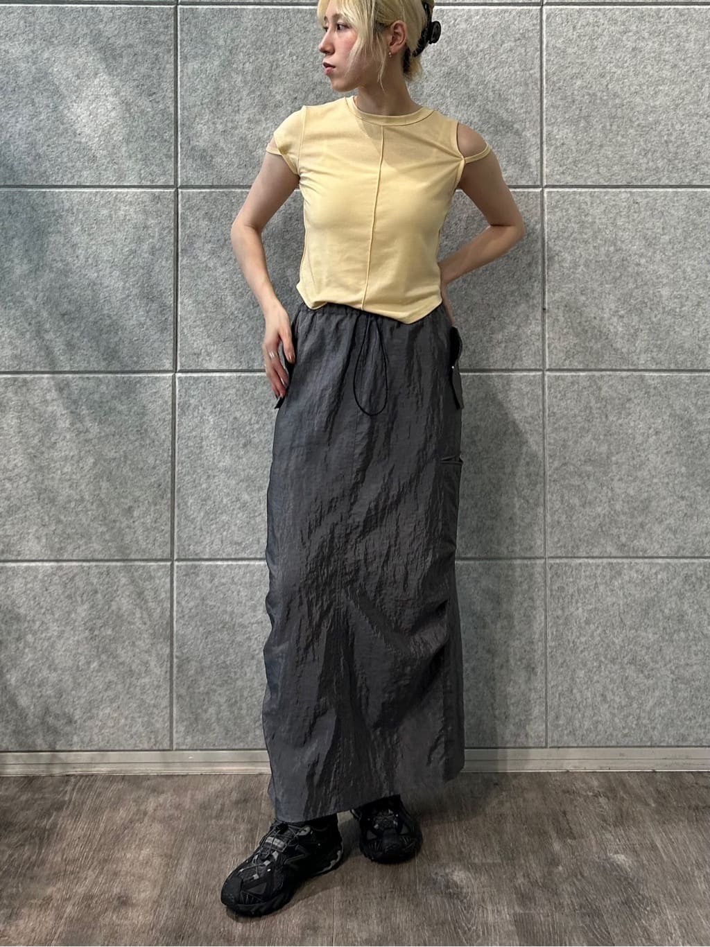 honoka Aさんの「CODE A｜compact edge tee」を使ったコーディネート