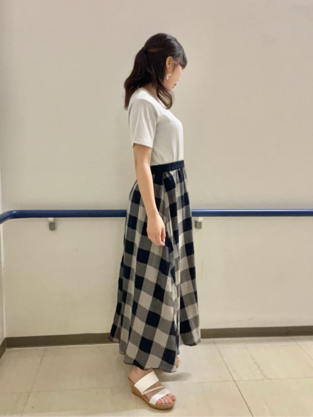 あもさんの「SHOO･LA･RUE｜【S-LL】大人のラメ感 テレコ半袖トップス」を使ったコーディネート