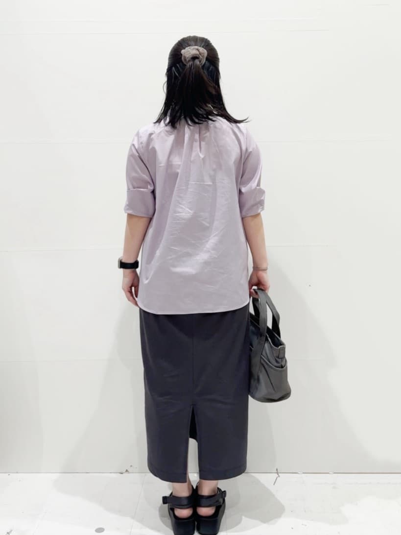 Minさんの「OPAQUE.CLIP｜イージーナロースカート／セットアップ対応【UVケア／接触冷感／洗濯機洗い可】」を使ったコーディネート