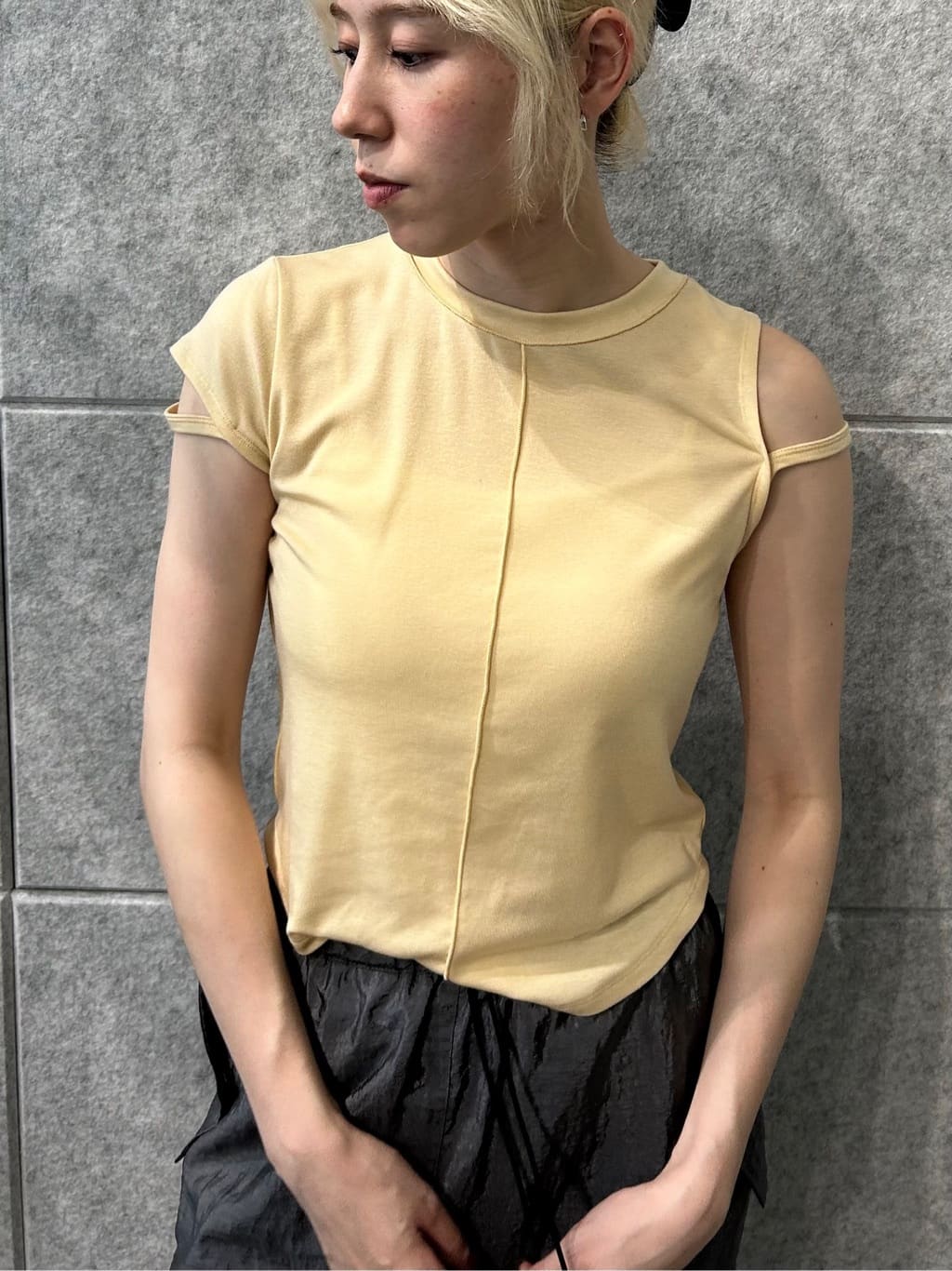 honoka Aさんの「CODE A｜compact edge tee」を使ったコーディネート