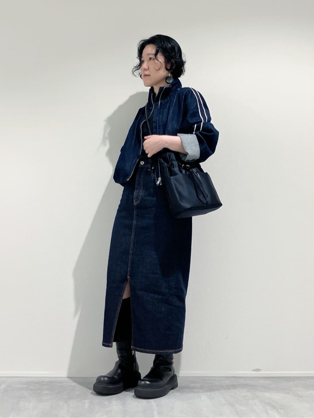 Cさんの「HIROKO HAYASHI｜LUINI SATINE（ルイーニ サティーネ）ショルダーバッグ」を使ったコーディネート