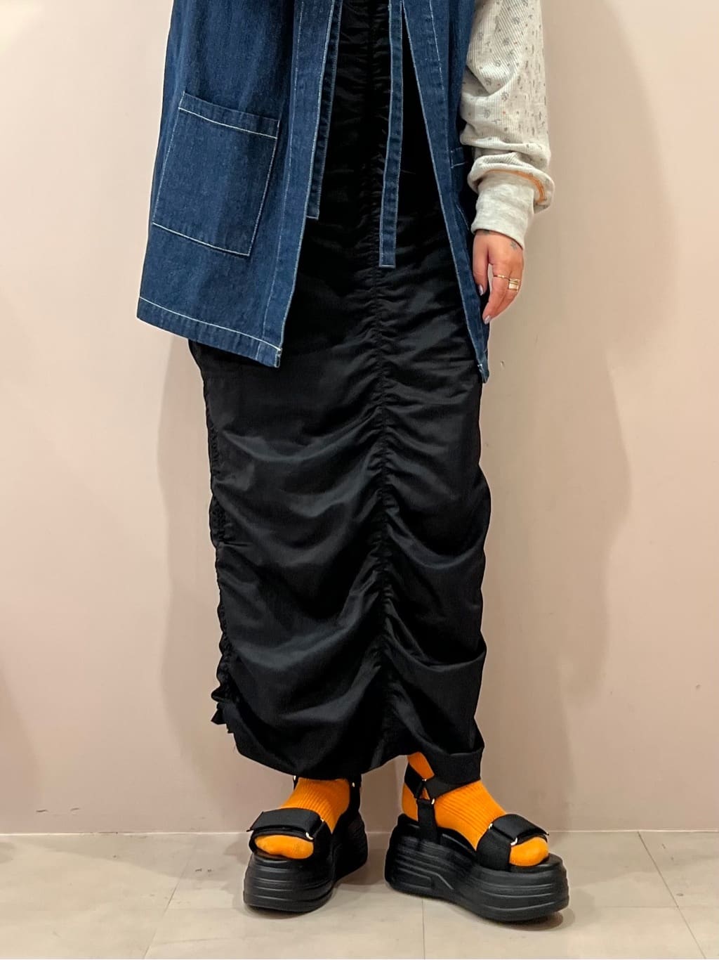 TAKAさんの「ESPERANZA｜厚底フラットスポサン」を使ったコーディネート