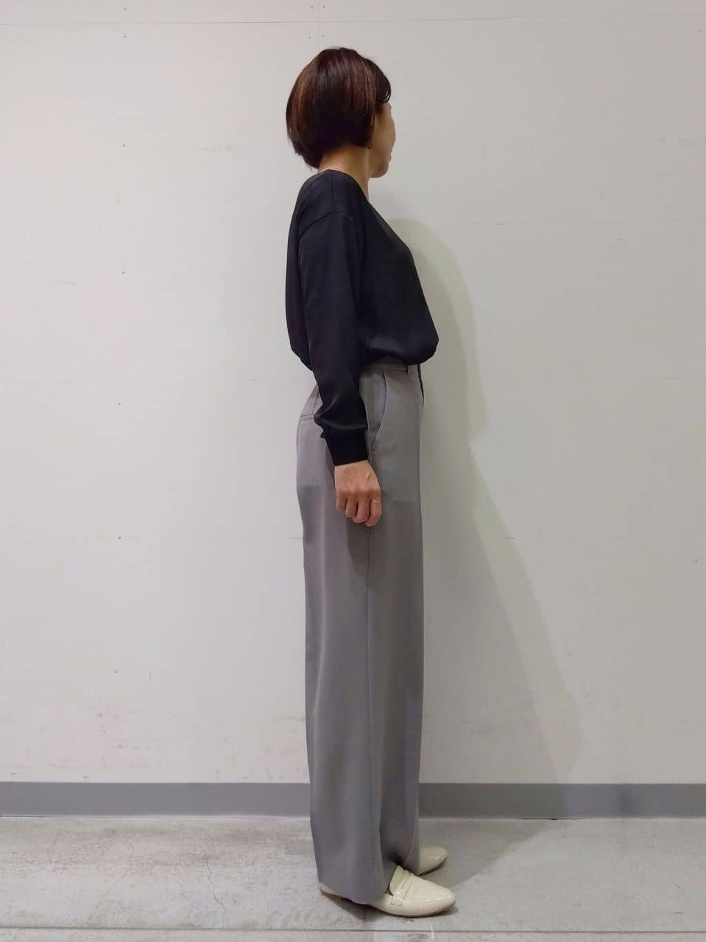 Kさんの「INDIVI｜【定番スーツ／UVケア／洗える】ウール調テーラードジャケット」を使ったコーディネート