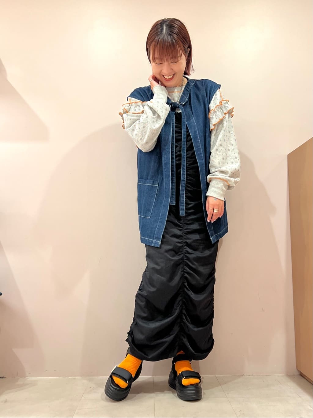 TAKAさんの「ESPERANZA｜厚底フラットスポサン」を使ったコーディネート