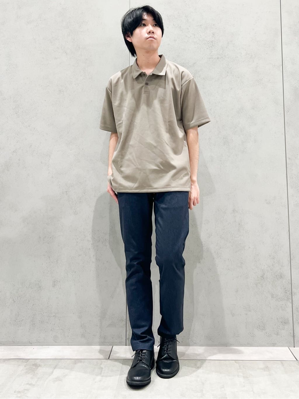 SHI-MAさんの「THE SHOP TK｜ドライタッチカノコポロシャツ 洗濯機OK」を使ったコーディネート