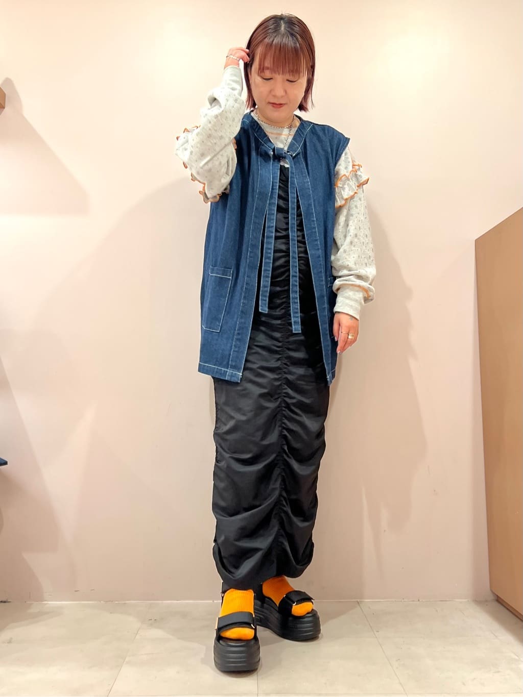 TAKAさんの「ESPERANZA｜厚底フラットスポサン」を使ったコーディネート