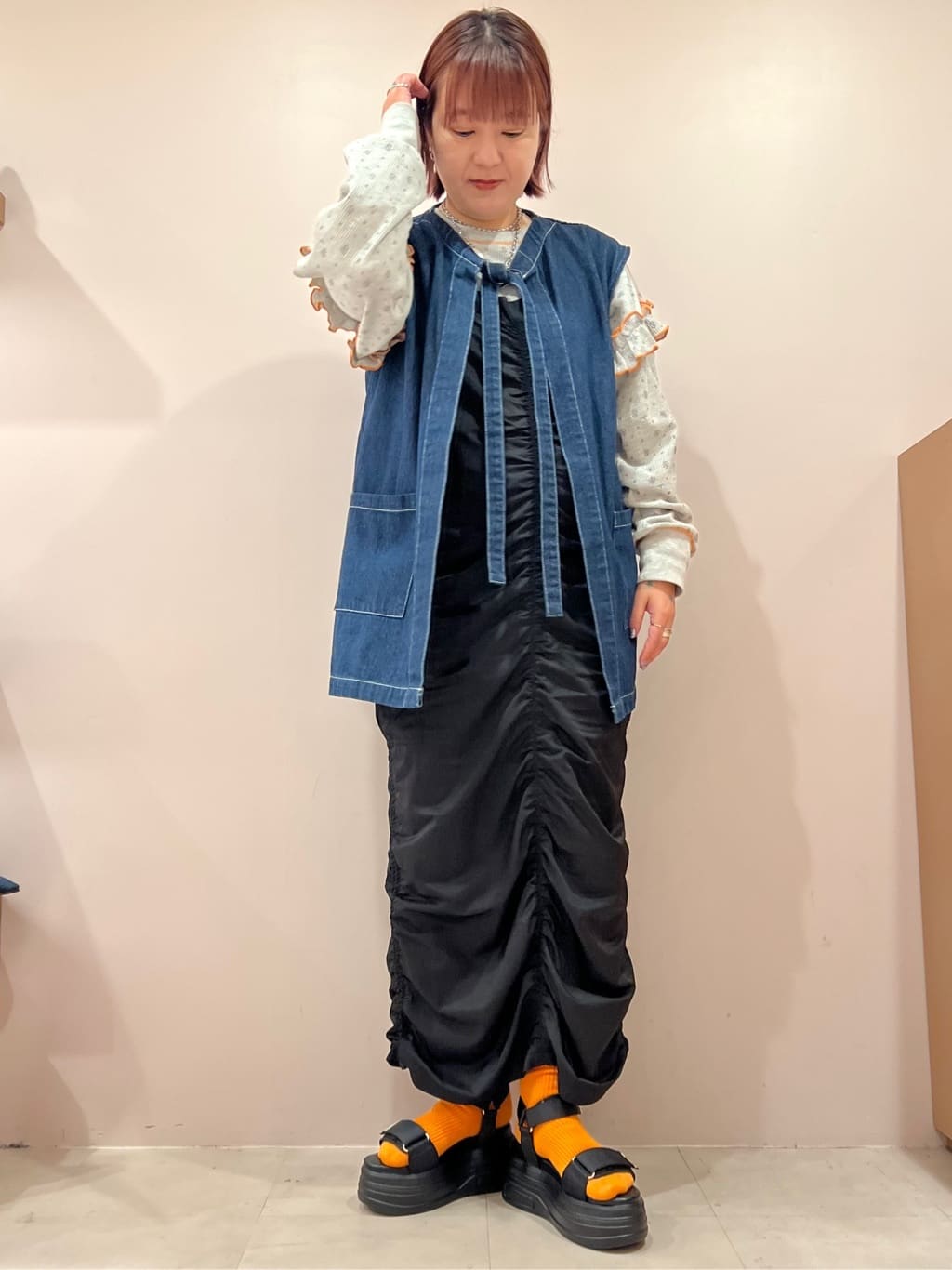 TAKAさんの「ESPERANZA｜厚底フラットスポサン」を使ったコーディネート
