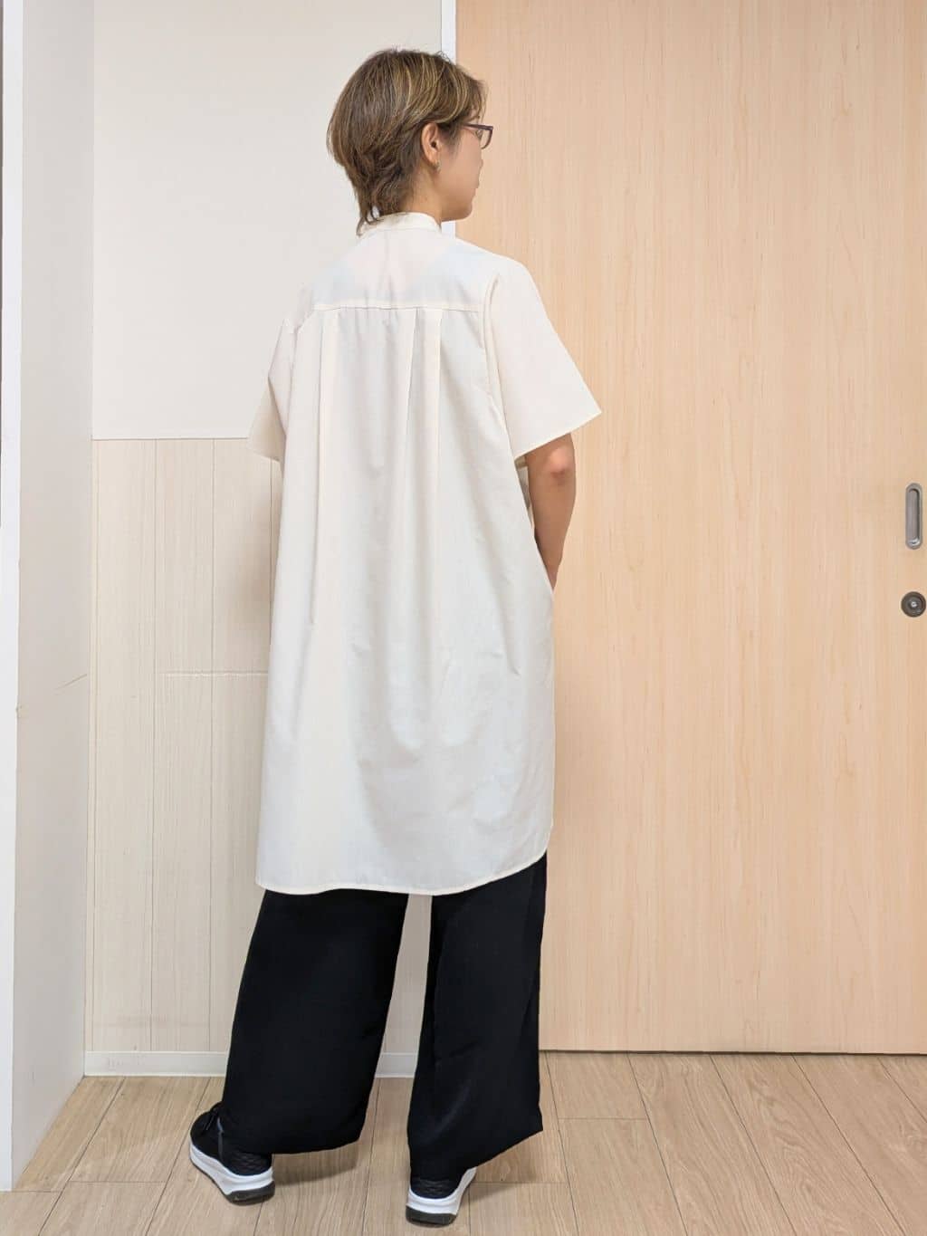 YuAさんの「SHOO･LA･RUE｜◆【洗える】体型きれい見え チュニックワンピース」を使ったコーディネート