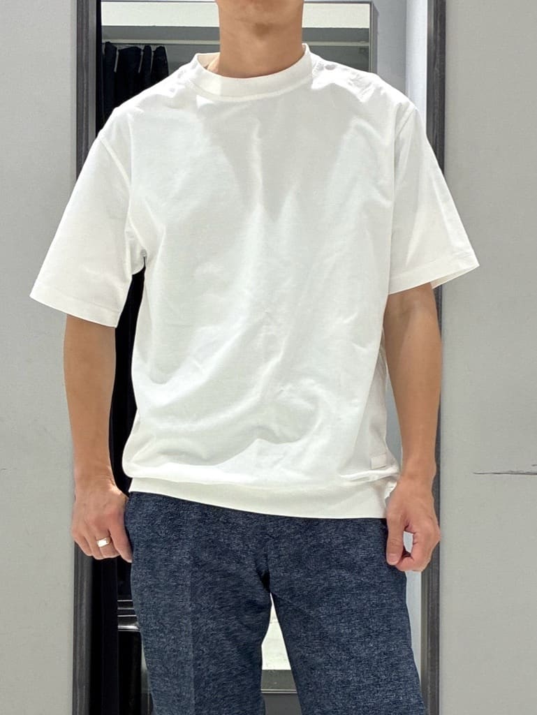 わいずみさんの「TAKEO KIKUCHI｜【抗菌防臭／5サイズ展開】ハイゲージポンチ Tシャツ」を使ったコーディネート