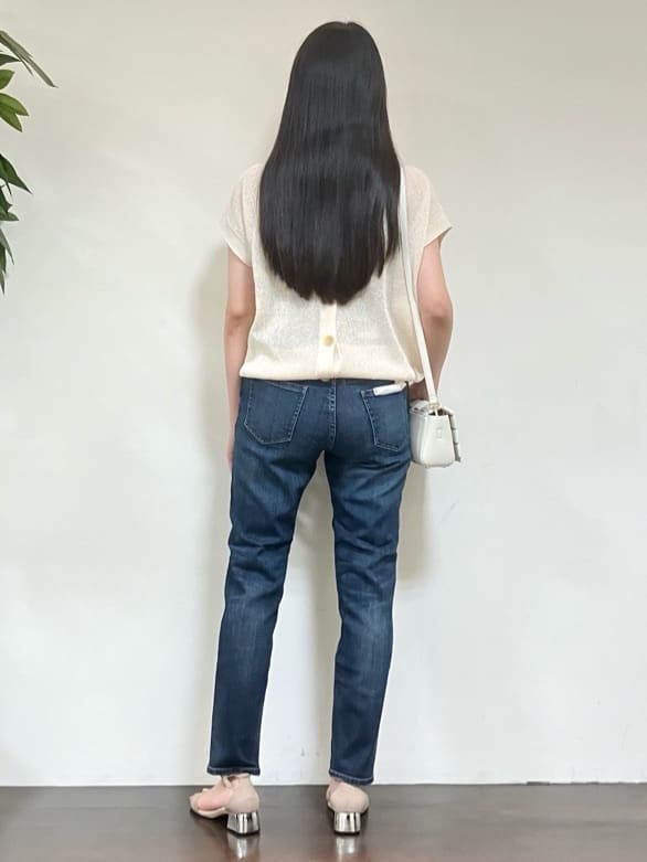 カレンさんの「UNTITLED｜【Healthy DENIM&times;UNTITLED】別注 R Mrytle（リマートル）テーパードデニム」を使ったコーディネート