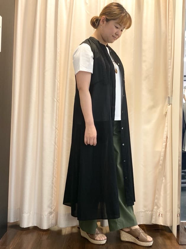 Ayaさんの「UNTITLED｜マーブルドロップネックレス」を使ったコーディネート