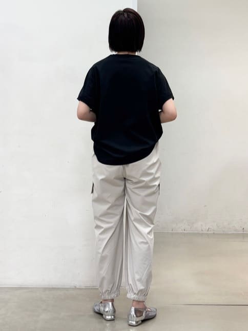 fujiさんの「THE SHOP TK｜◆フレンチ袖プルオーバー【毛玉になりにくい/接触冷感/UV/洗濯機OK】」を使ったコーディネート