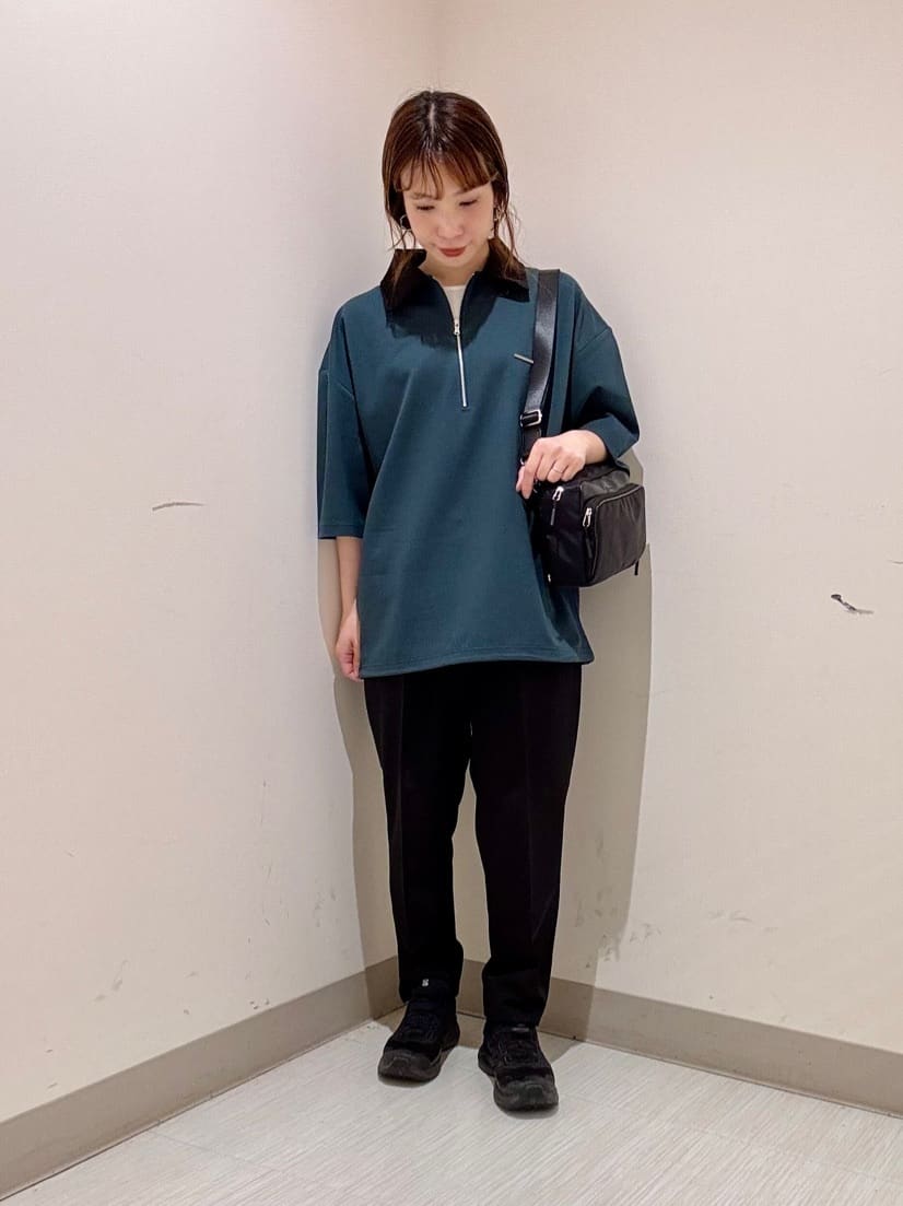 S.A.Oさんの「tk.TAKEO KIKUCHI｜配色ハーフジップポロシャツ」を使ったコーディネート