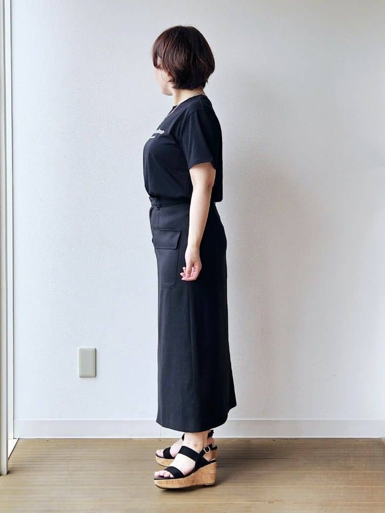 やじまさんの「UNTITLED｜【ステンレス】レイヤードチェーンネックレス」を使ったコーディネート