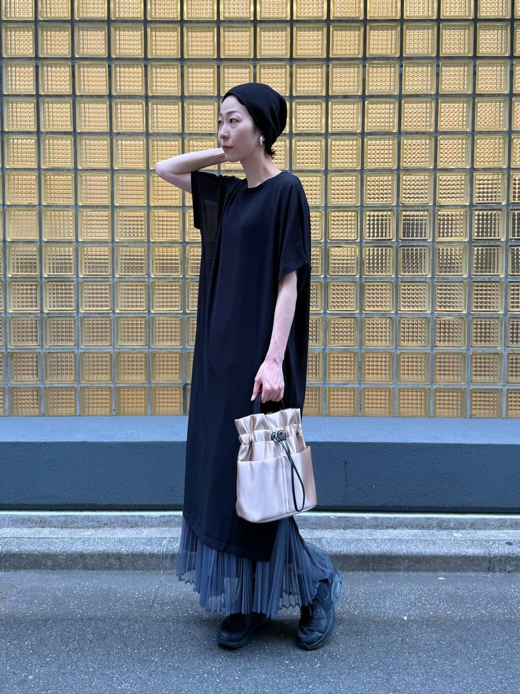 Kさんの「HIROKO HAYASHI｜LUINI SATINE（ルイーニ サティーネ）ショルダーバッグ」を使ったコーディネート
