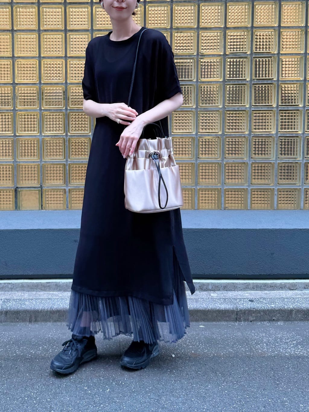 Kさんの「HIROKO HAYASHI｜LUINI SATINE（ルイーニ サティーネ）ショルダーバッグ」を使ったコーディネート