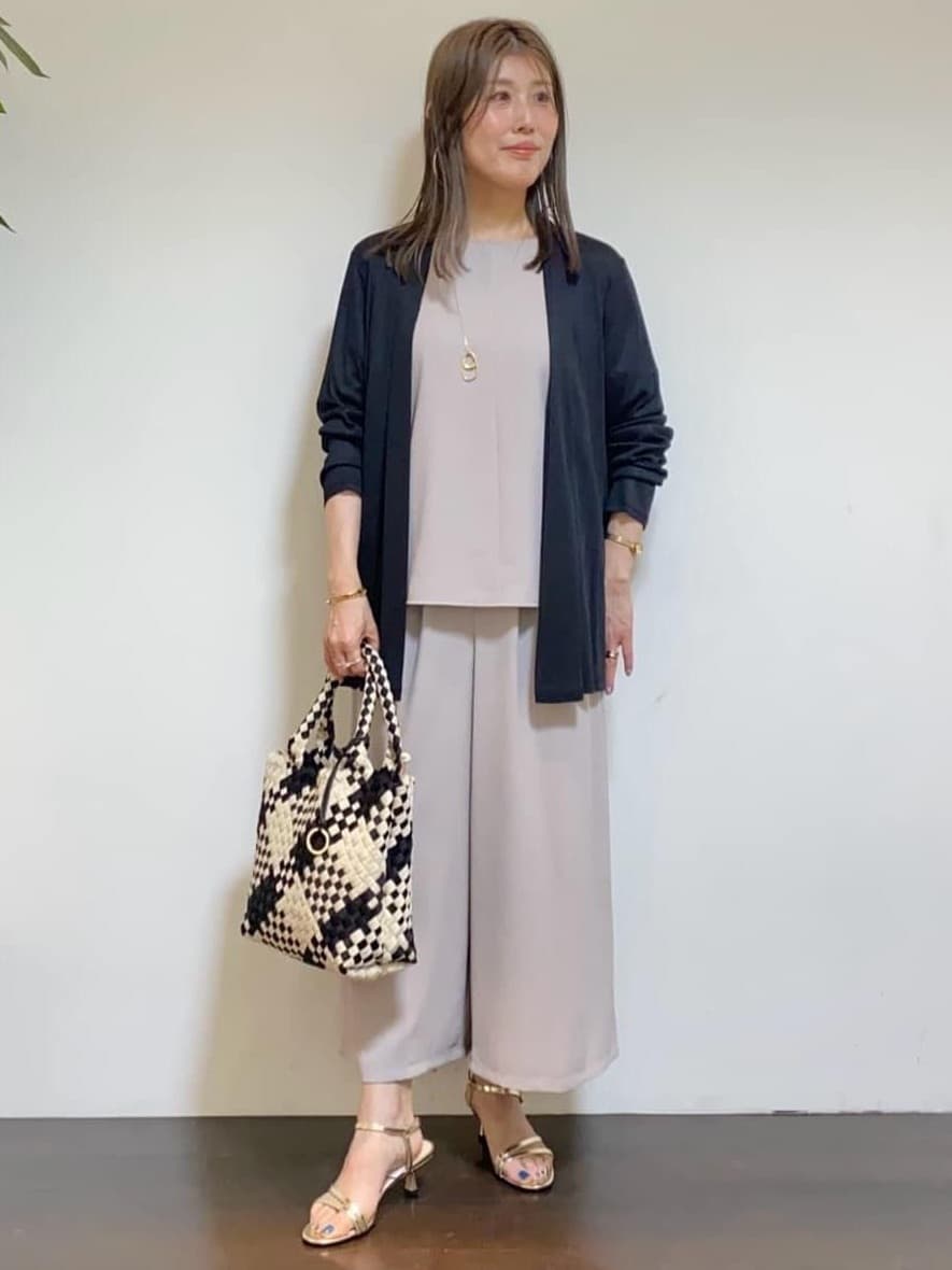 tomoさんの「UNTITLED｜◆【接触冷感/UV機能/遮熱】ジャージカーディガン」を使ったコーディネート