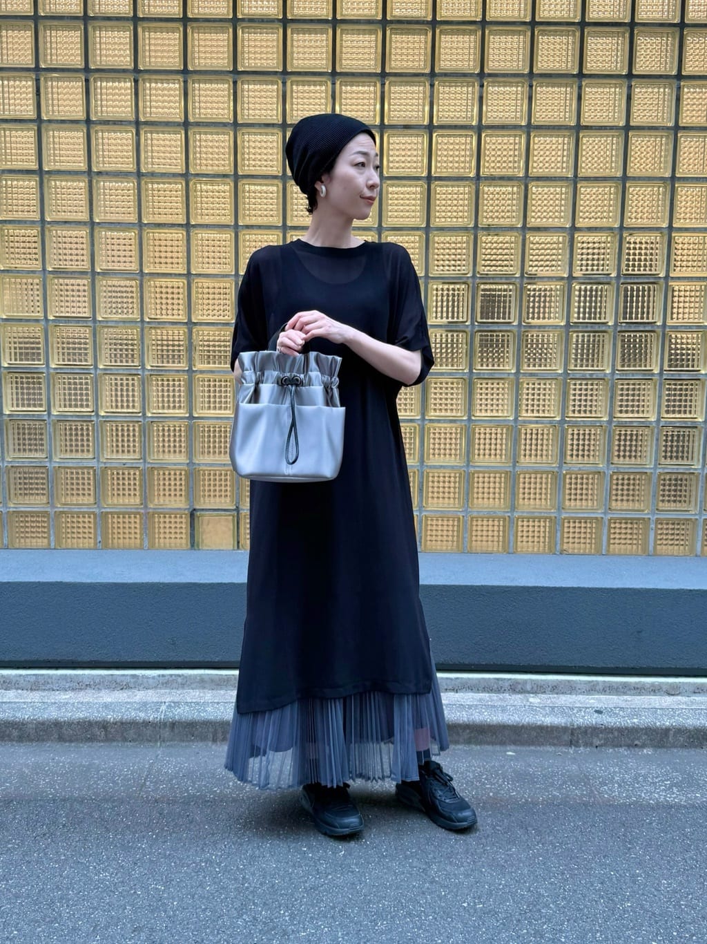 Kさんの「HIROKO HAYASHI｜LUINI SATINE（ルイーニ サティーネ）ショルダーバッグ」を使ったコーディネート