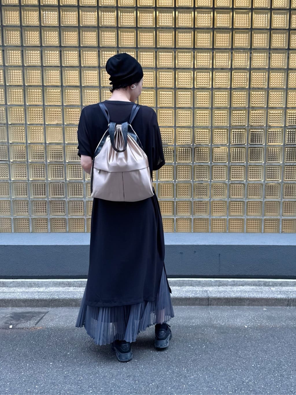 Kさんの「HIROKO HAYASHI｜LUINI SATINE（ルイーニ サティーネ）2wayナップサック」を使ったコーディネート