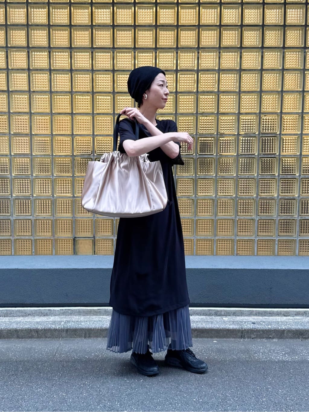 Kさんの「HIROKO HAYASHI｜LUINI SATINE（ルイーニ サティーネ）トートバッグ」を使ったコーディネート