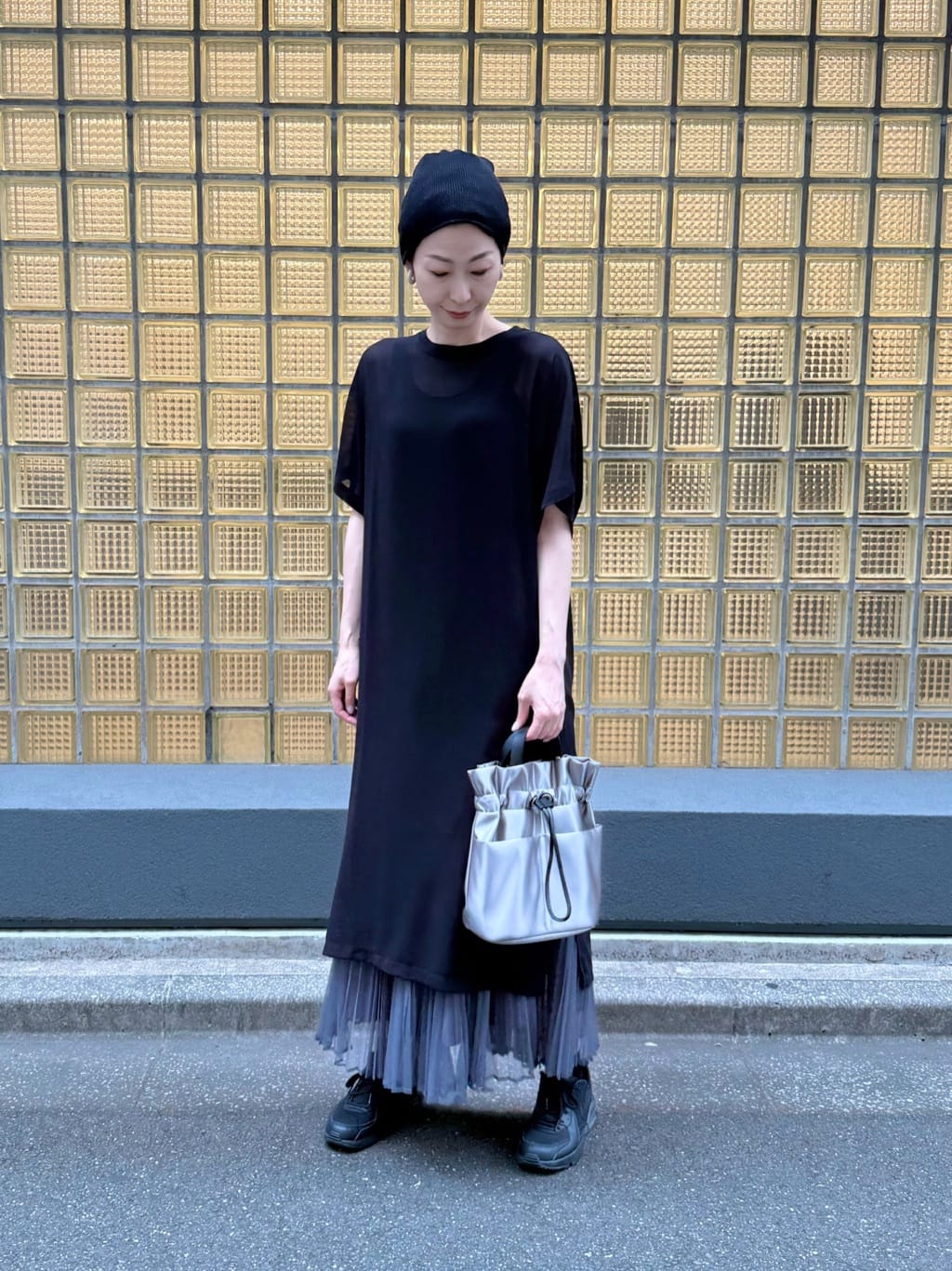 Kさんの「HIROKO HAYASHI｜LUINI SATINE（ルイーニ サティーネ）ショルダーバッグ」を使ったコーディネート