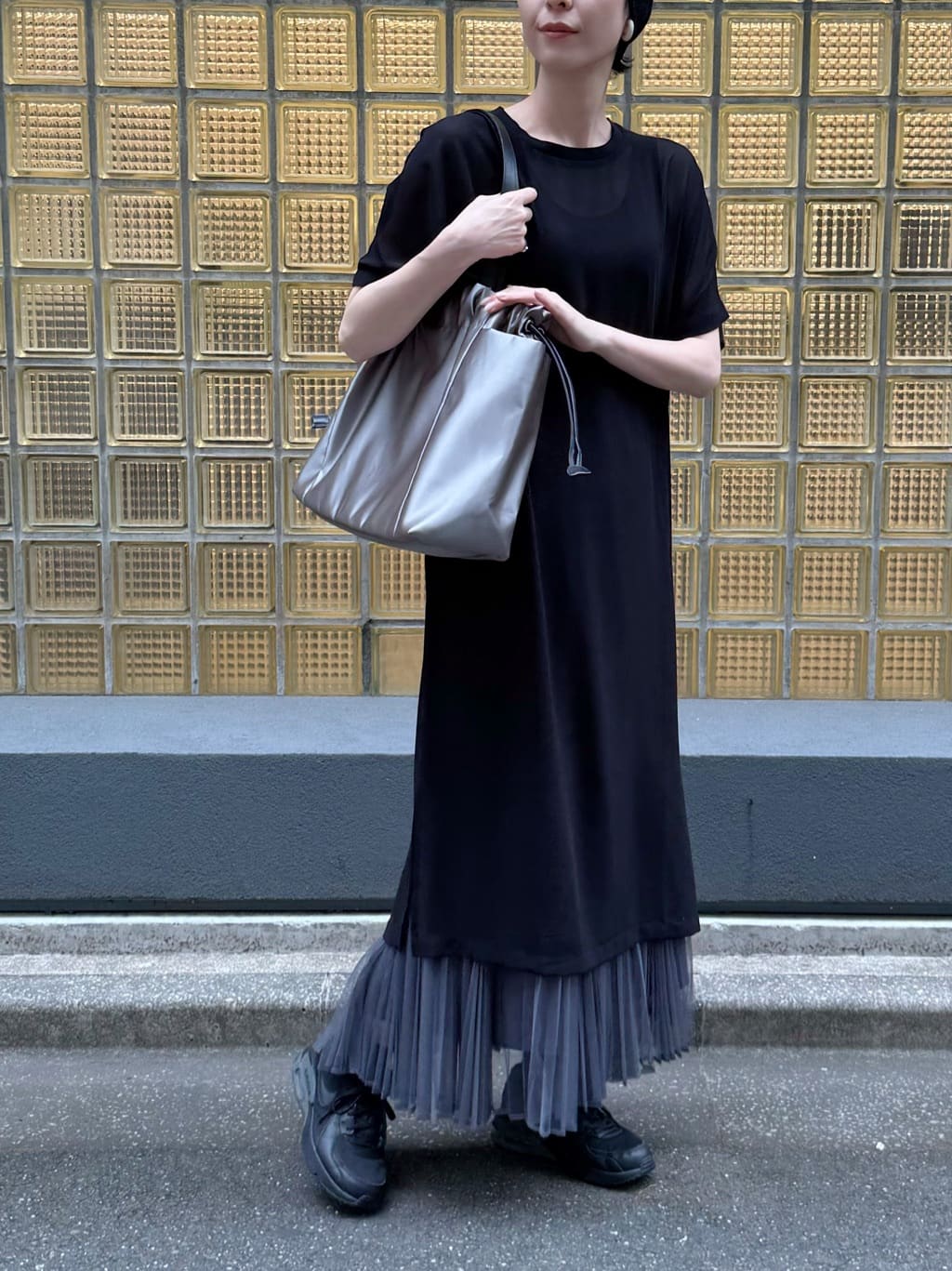 Kさんの「HIROKO HAYASHI｜LUINI SATINE（ルイーニ サティーネ）トートバッグ」を使ったコーディネート