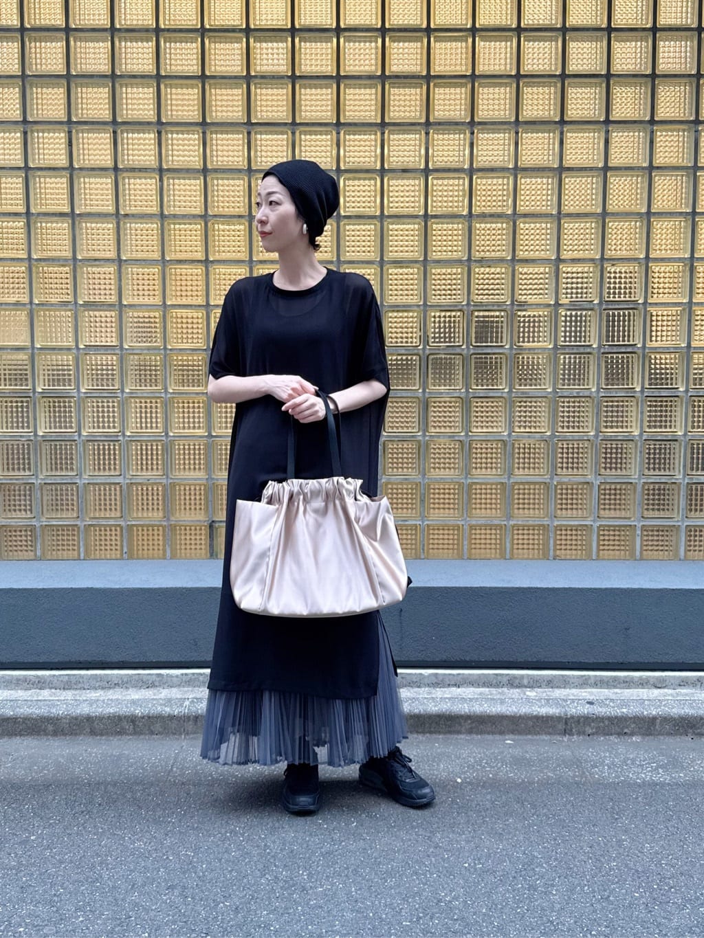 Kさんの「HIROKO HAYASHI｜LUINI SATINE（ルイーニ サティーネ）トートバッグ」を使ったコーディネート