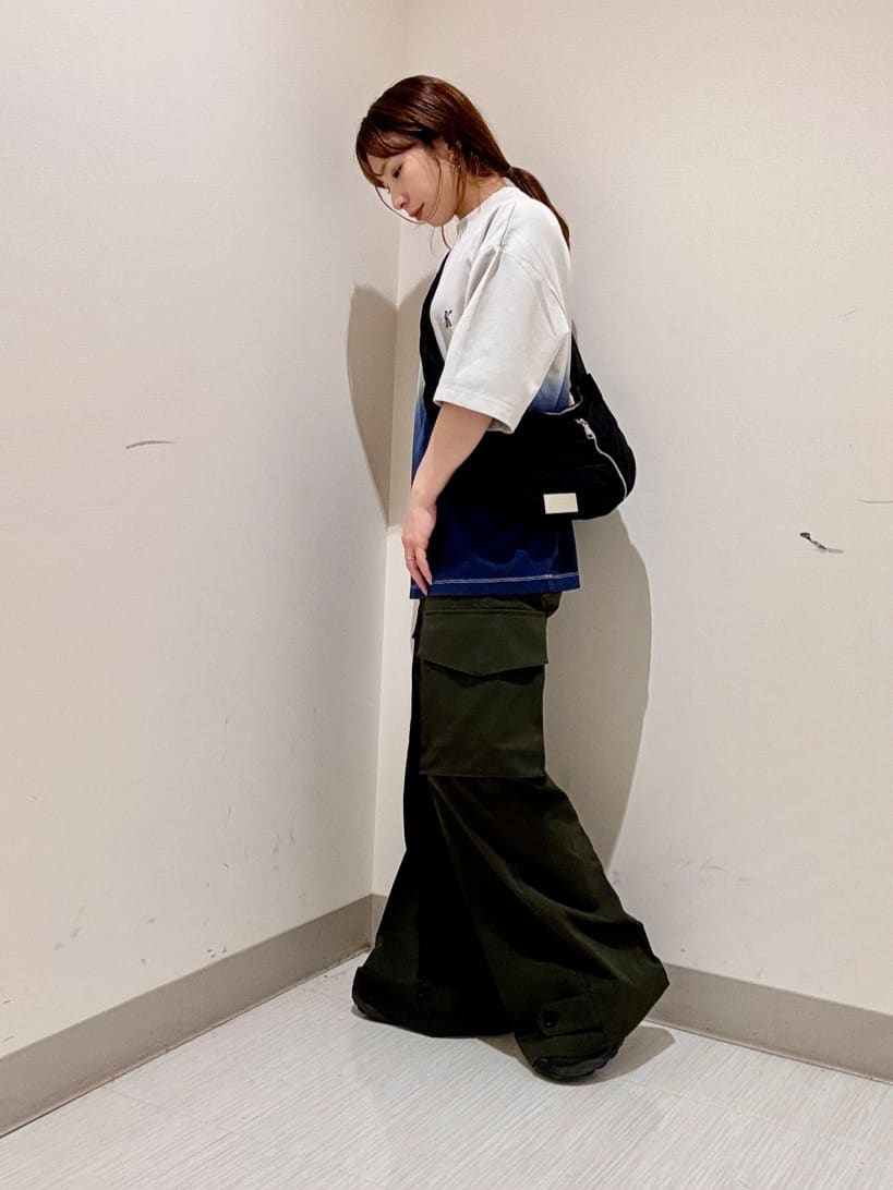 S.A.Oさんの「tk.TAKEO KIKUCHI｜グラデーションダイ5分袖カットソー」を使ったコーディネート